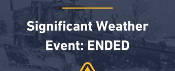 Significant Weather Event Ended February 29