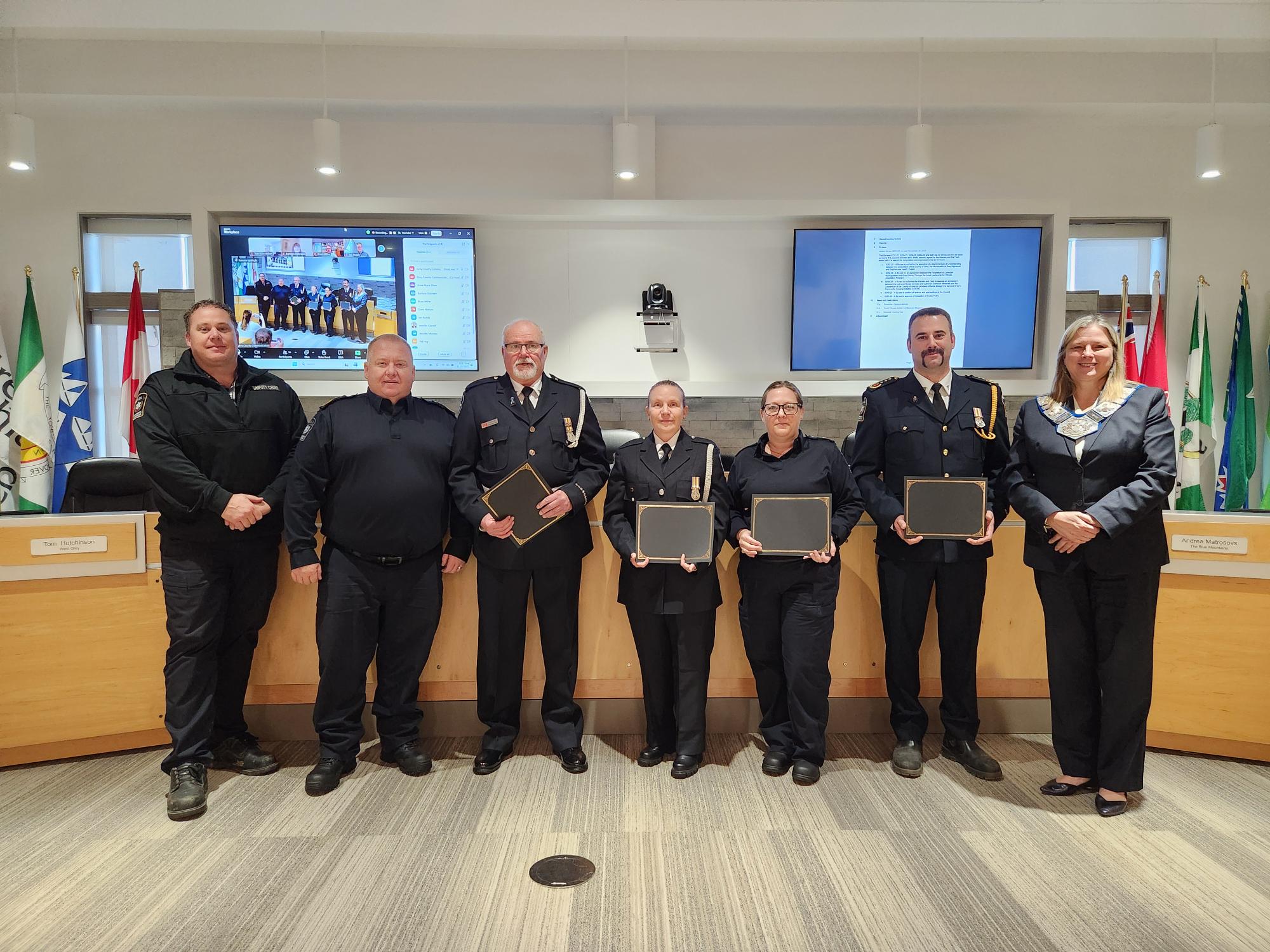 Grey County paramedics receive exemplary service medals in November 2025