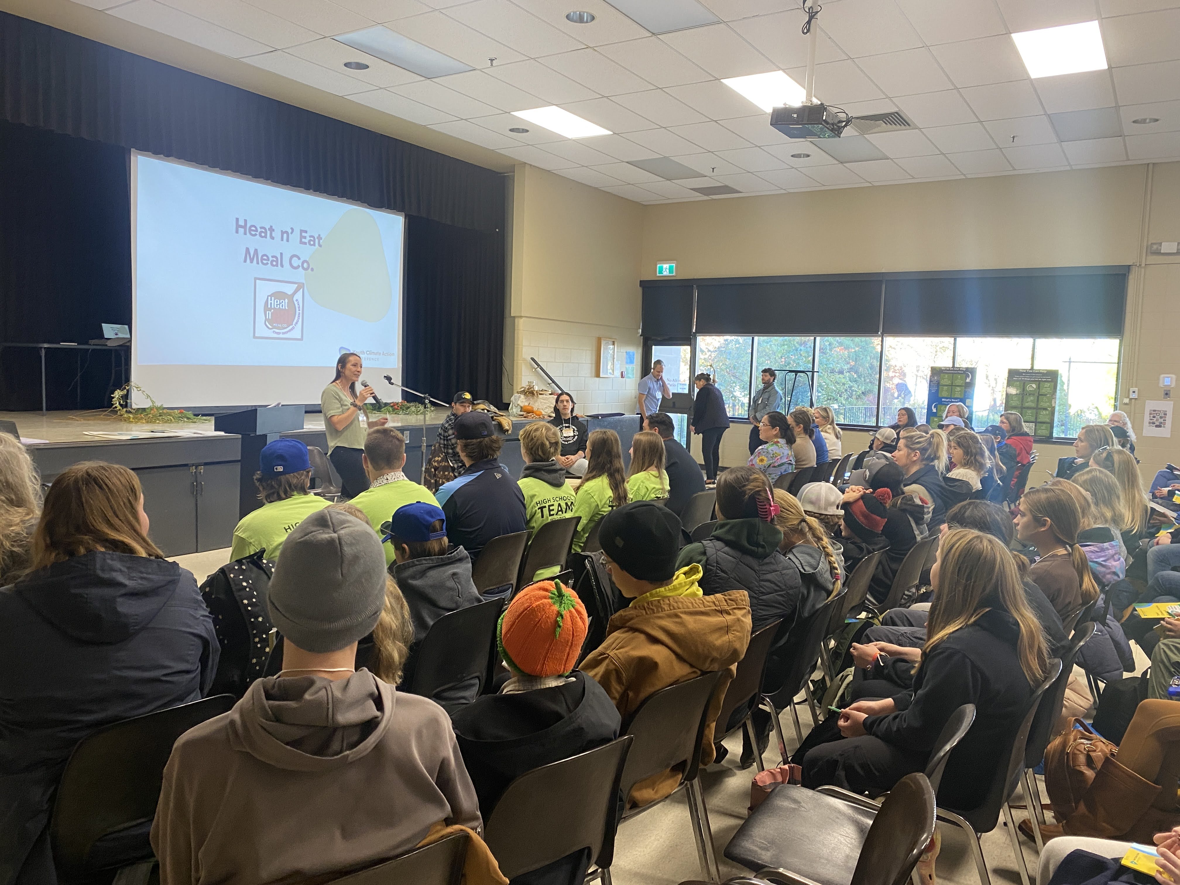 Students listen to a presentation at YCAC 2025