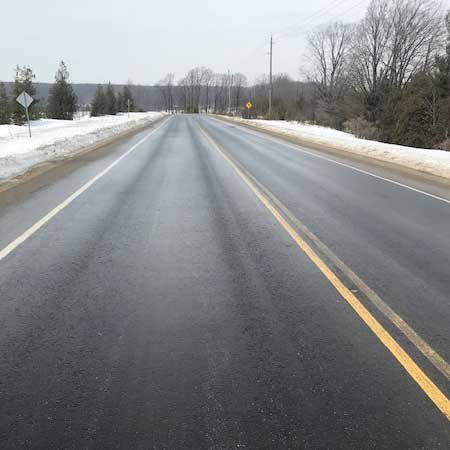 Road Condition - Bare and Wet
