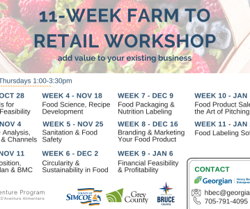 Regional partners launch 11-week Farm to Retail Workshop to support local growers