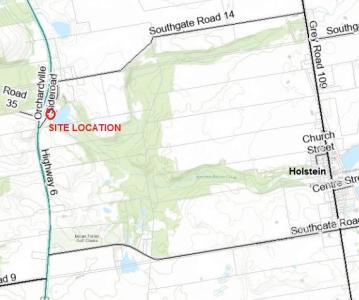 Orchardville Bridge Notice of Completion