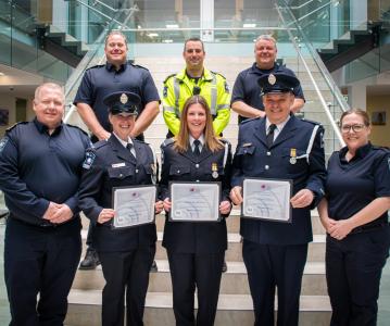 Grey County paramedics recognized for exemplary service