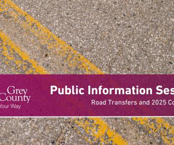 Grey County Roads Information Sessions