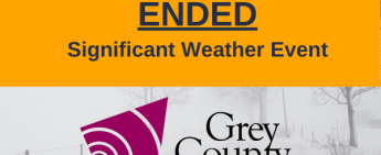 Significant Weather Event Ended