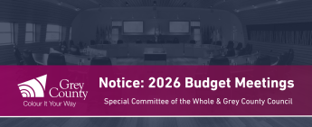 Notice of 2026 Budget Meetings