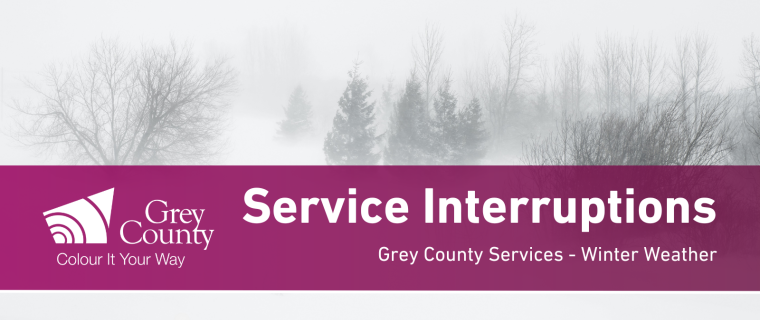Service Interruptions January 15 Due to Winter Storm