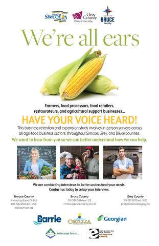 Poster for the Agrifood business retention and expansion study