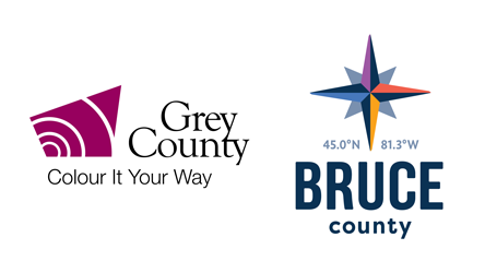 Grey County and Bruce County logos