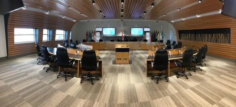 The new Grey County Council Chamber