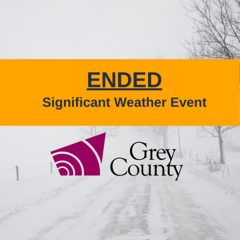 Significant weather event over