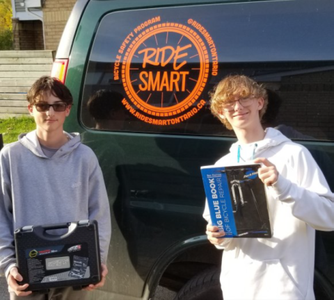 Lucas Van Horn and Tyler White of TLC Bike Shop in Victoria Village