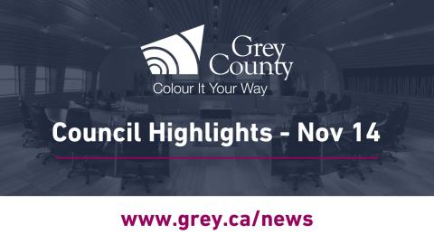 Council Highlights November 14