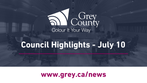 July 10 Council Highlights graphic