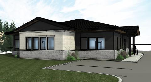 Rendering of new EarlyON facility in Hanover