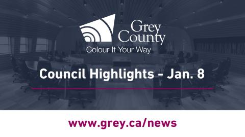 January 8 council highlights