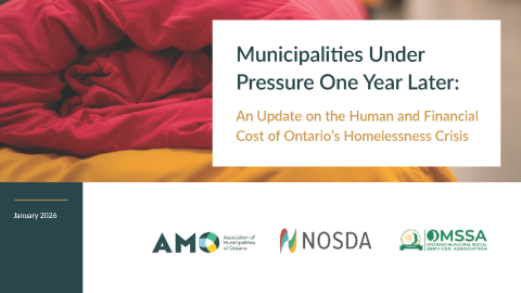 Municipalities Under Pressure One Year Later (AMO Report)