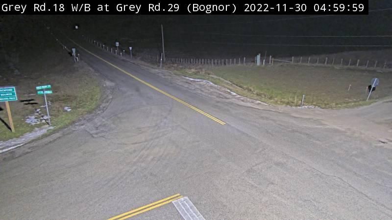 Grey Road 18 and Grey Road 29 (north of Bognor) Grey Road 18 and Grey Road 29 (north of Bognor)